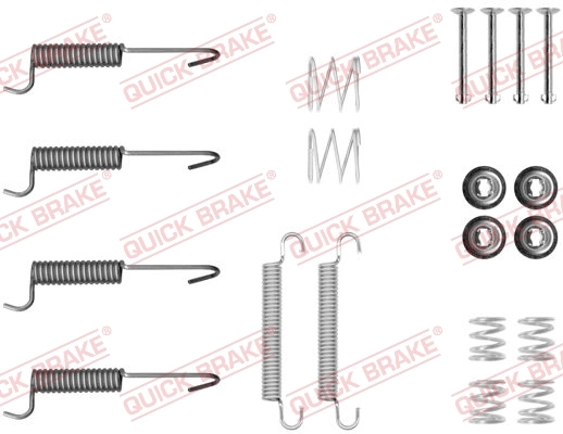 Accessory Kit, parking brake shoes
